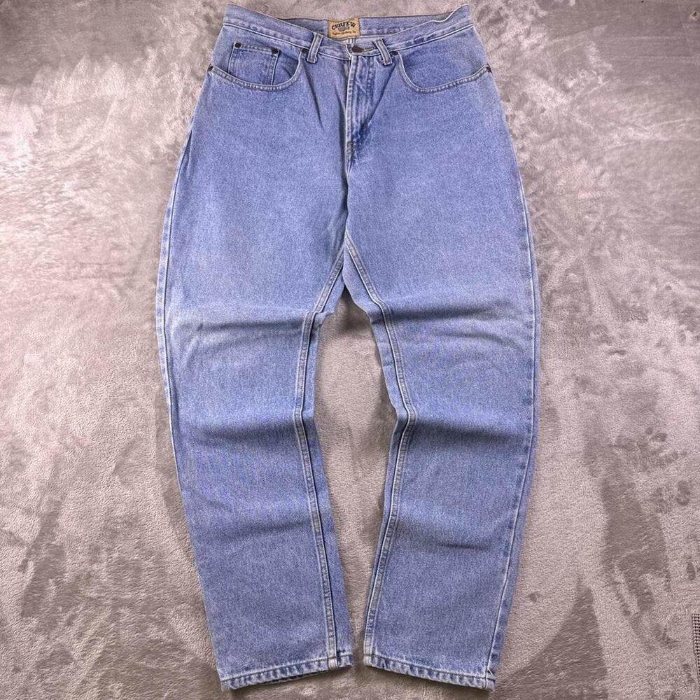 Curfew Jeans Mens 32x31 Blue Medium Wash Cotton Denim Straight Leg Streetwear